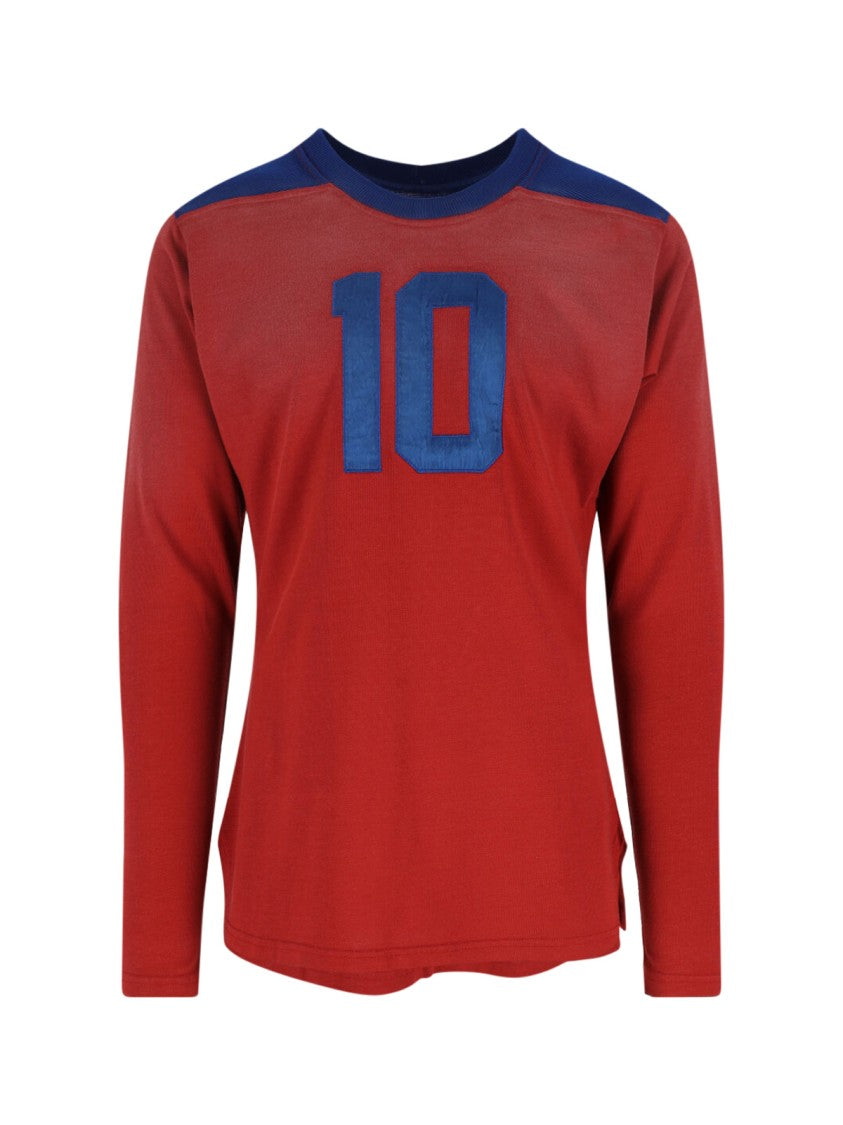 Maison Margiela 10 Sweater – Red And Blue