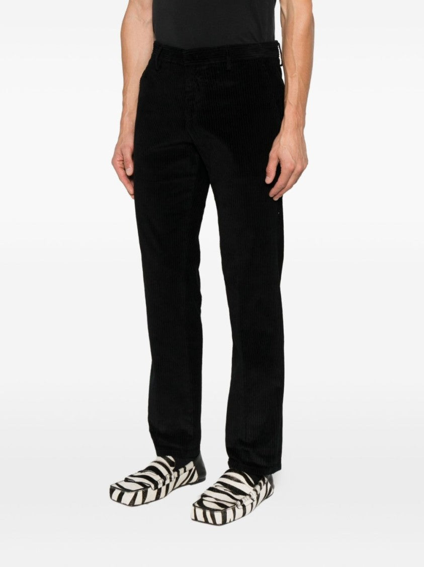 Dondup Corduroy Finish Black Jeans