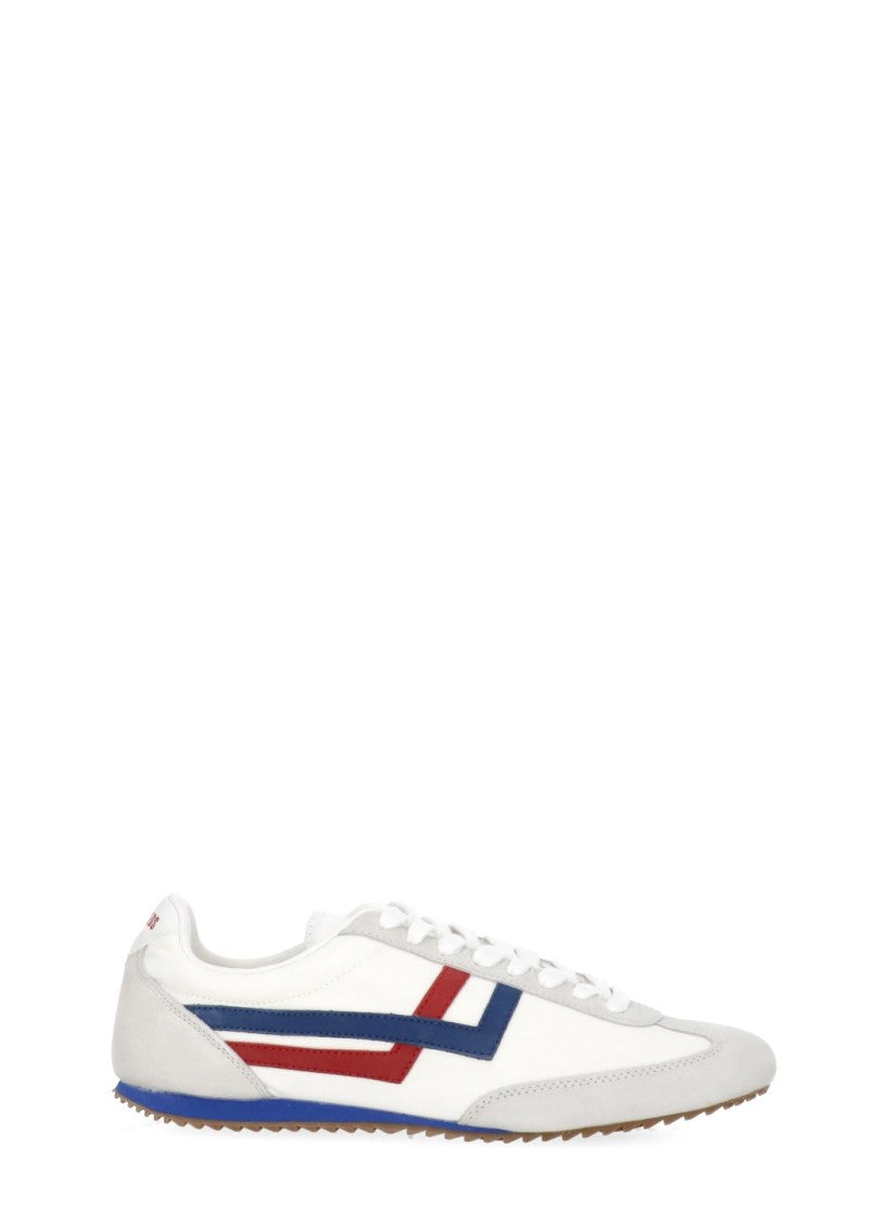Pro-Keds White Racer 77 Suede Sneakers