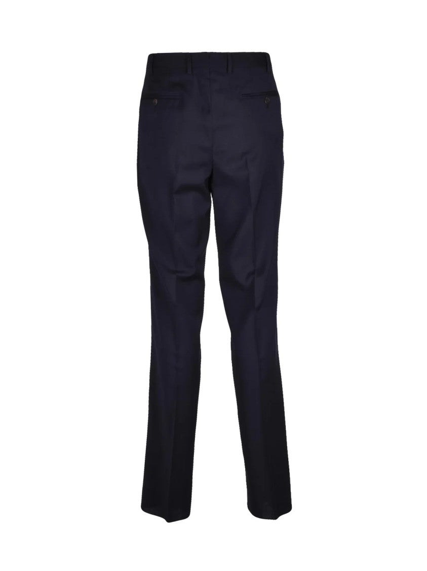 Pal Zileri Wool Trousers Midnight Blue