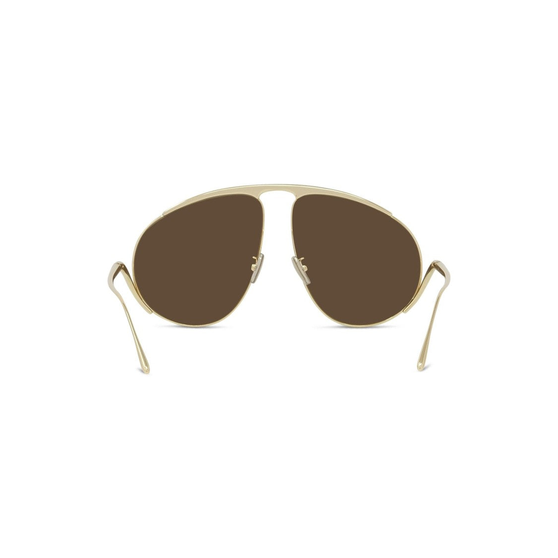 Loewe Gold Lw40180u Double Bridge Aviator Sunglasses