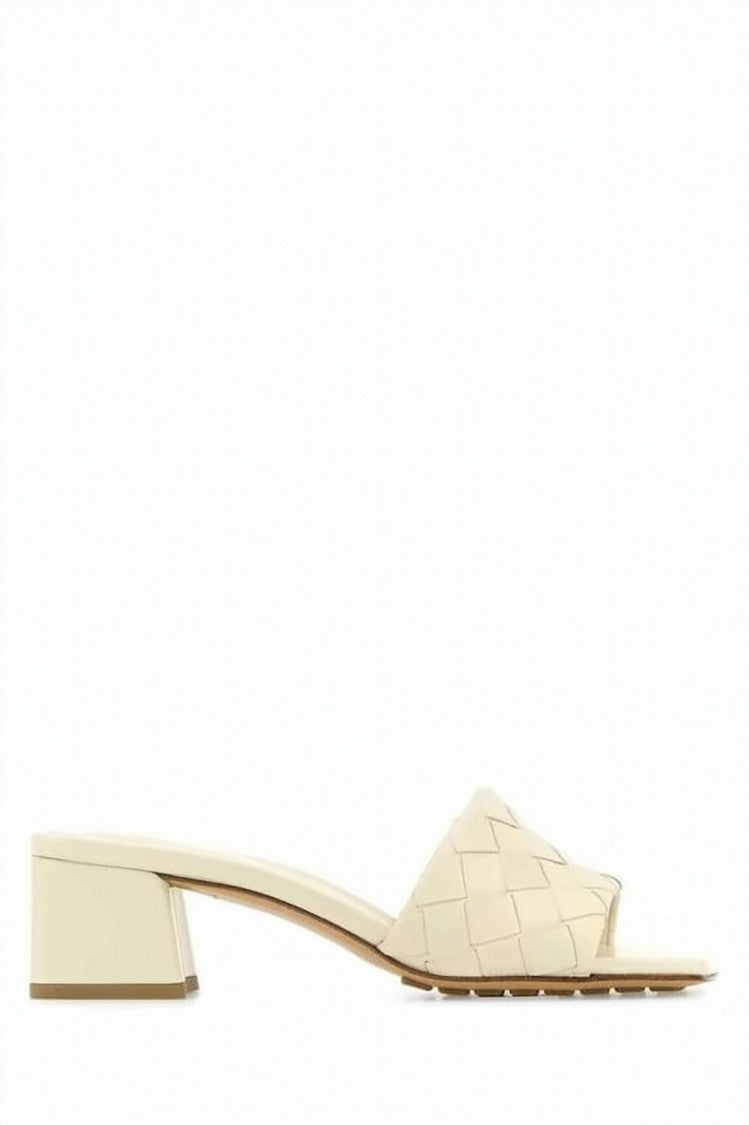 Bottega Veneta Woven Lambskin Leather Mule