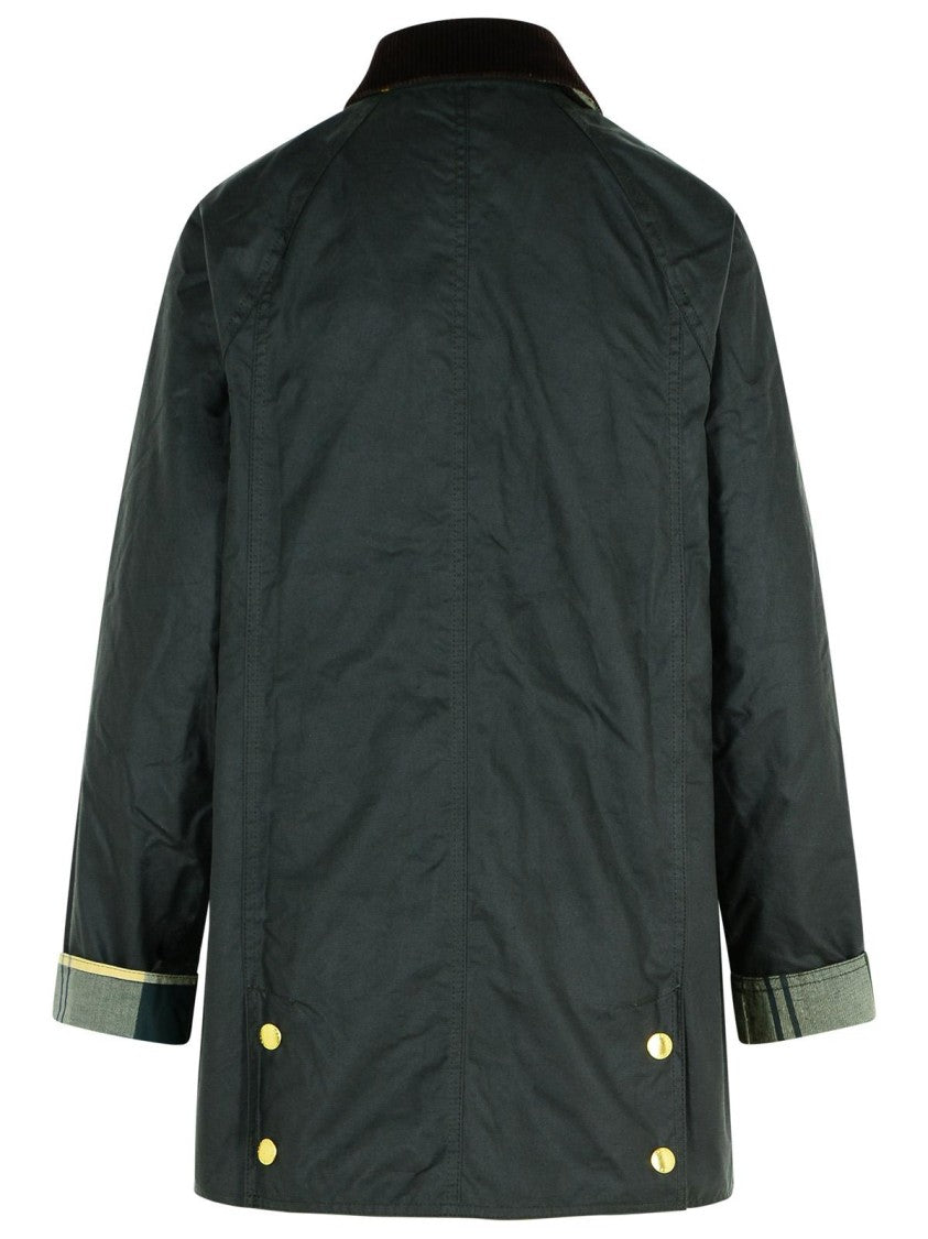 Barbour Beadnell' Green Waxed Cotton Jacket