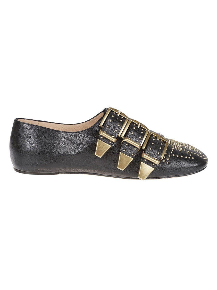 Chloé Decorative Buffalo Leather Flats