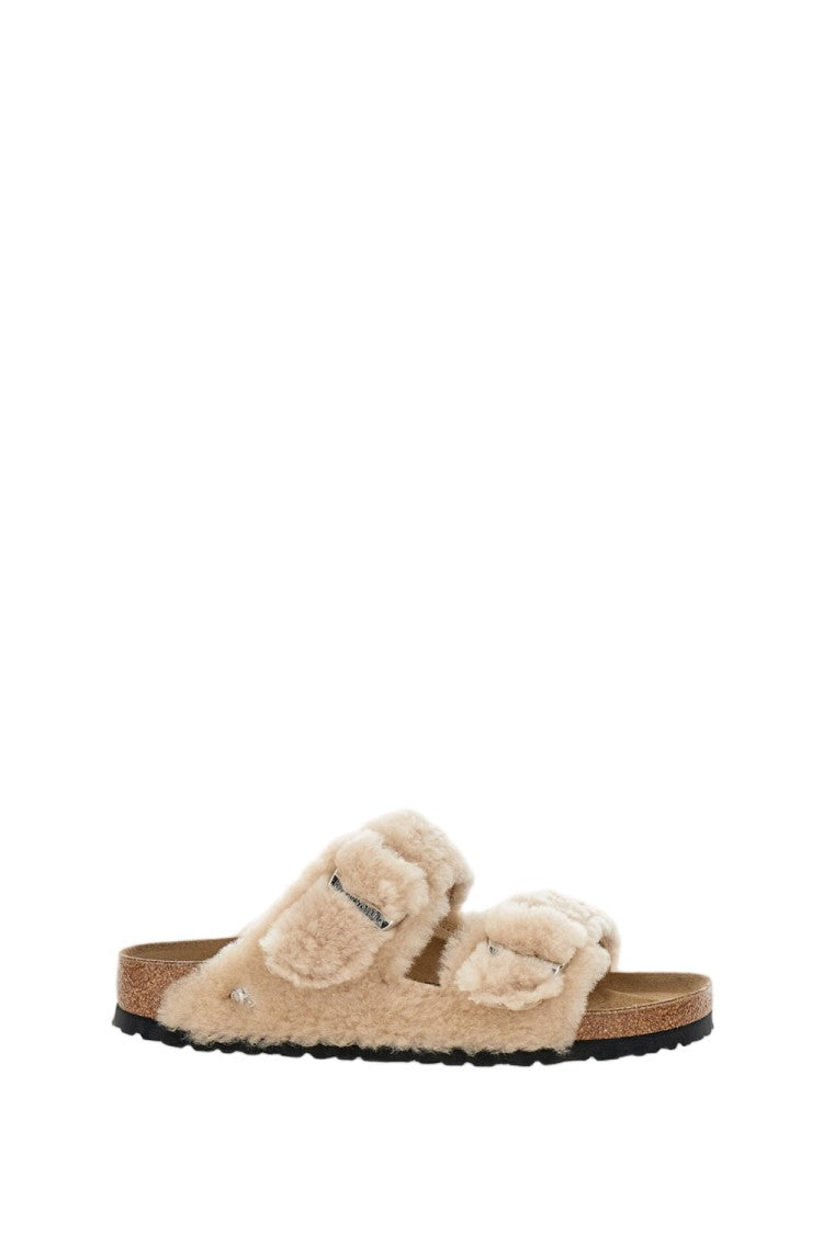 Birkenstock Arizona Shearling Suede Sandals