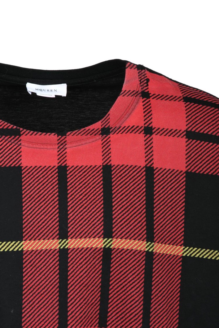 Alexander Mcqueen Cotton T-Shirt - Red/Black