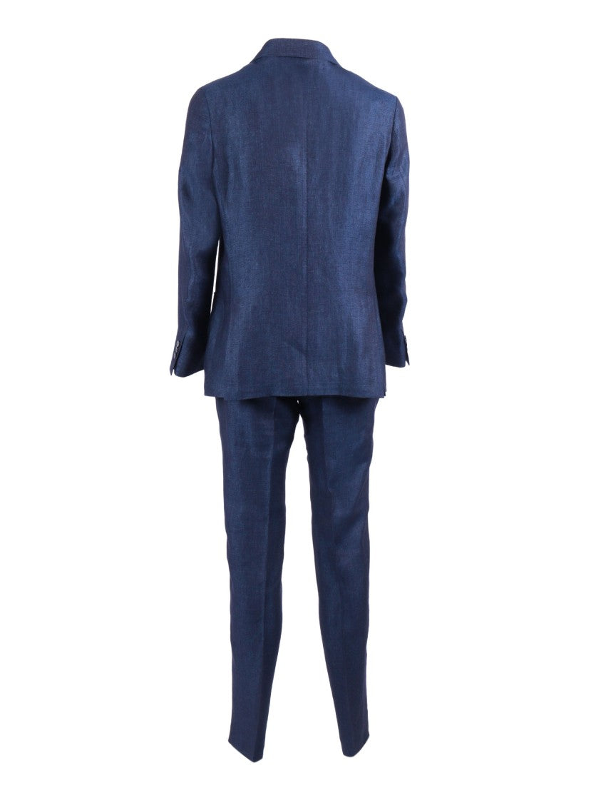 Tombolini Blue Zero Gravity Linen Suit