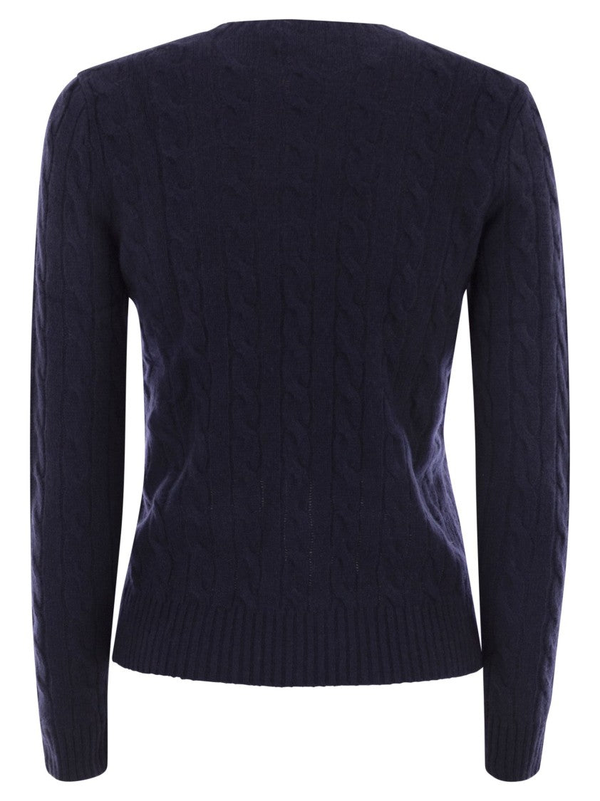 Polo Ralph Lauren Plaited Wool And Cashmere Crew-Neck