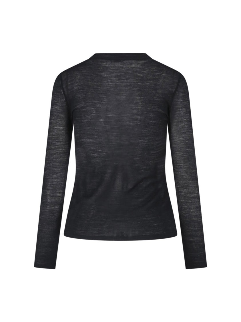 Aspesi Brown Virgin Wool Sweater