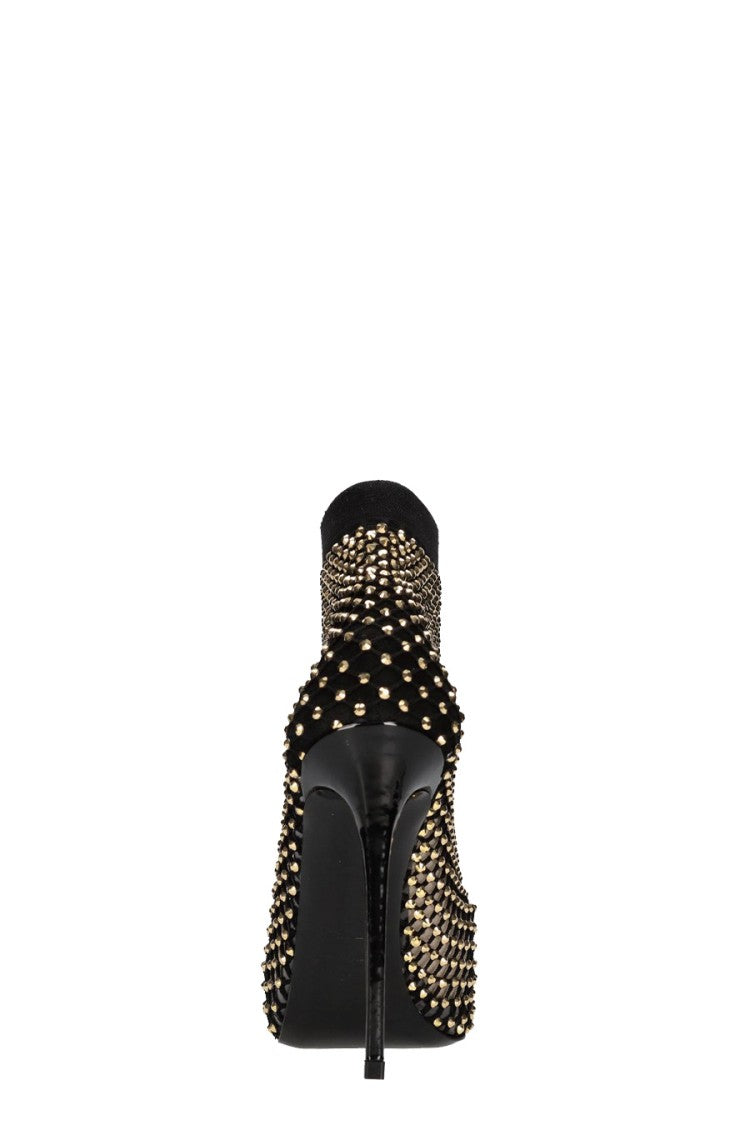 Lesilla Blue Calf Leather Pumps