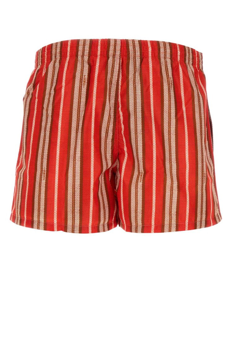 Fendi Printed Stretch Nylon Swimming Shorts