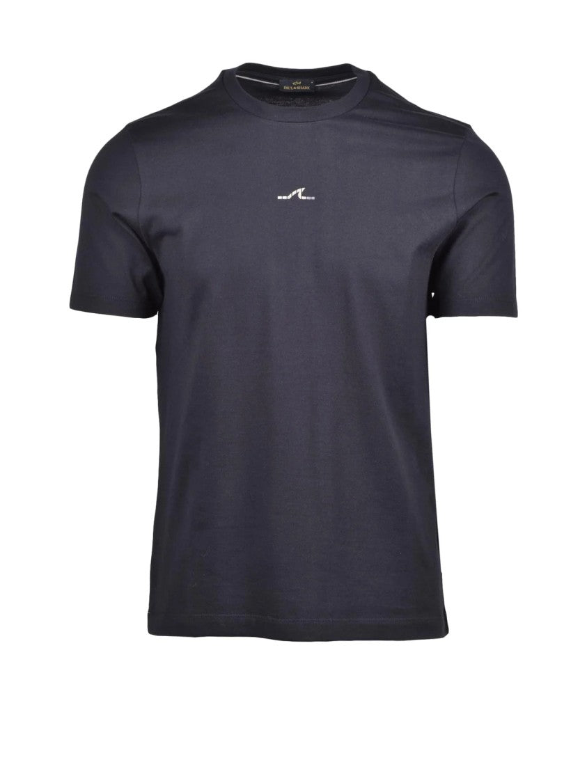 Paul & Shark Black Minimalist T-Shirt