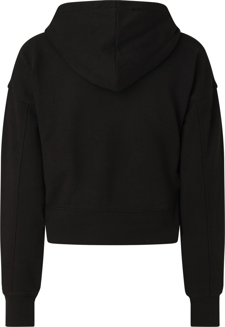 Calvin Klein Black Cotton Blend Hoodie