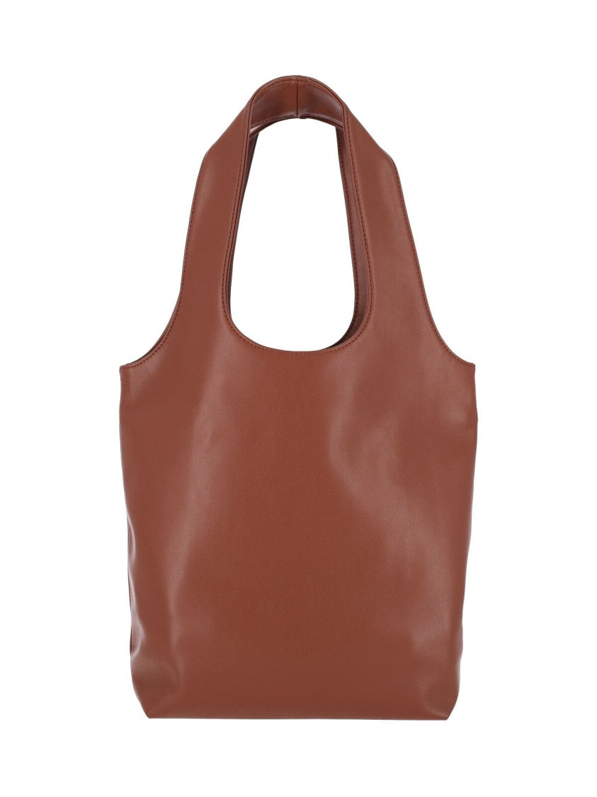 A.P.C. Brown Fabric Small Ninon Tote Bag