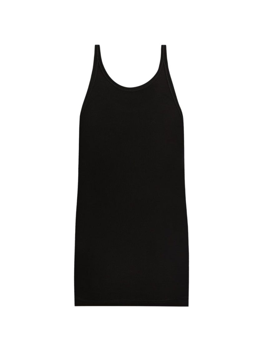 Dolce & Gabbana Black Slim Fit Print Tank Top