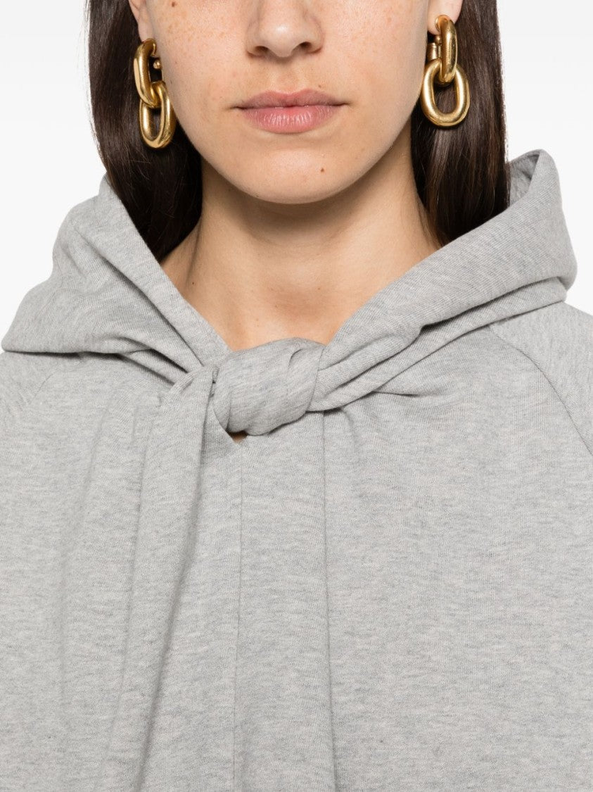 Dries Van Noten Relaxed Knotted Neckline Knit Sweater