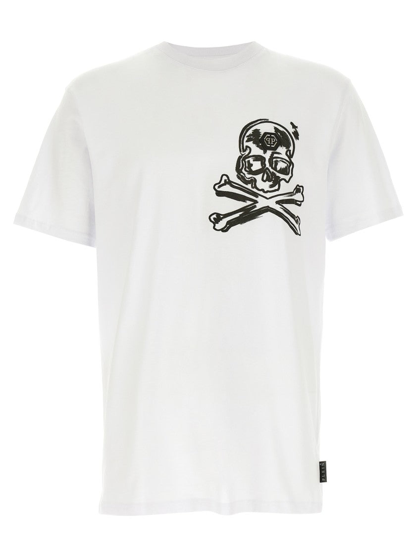 Philipp Plein 'Skull & Bones' Print T-Shirt