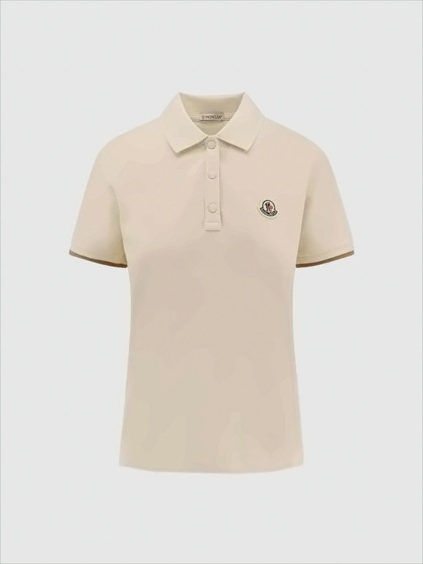 Moncler Short-Sleeved Polo Shirt With Classic Collar