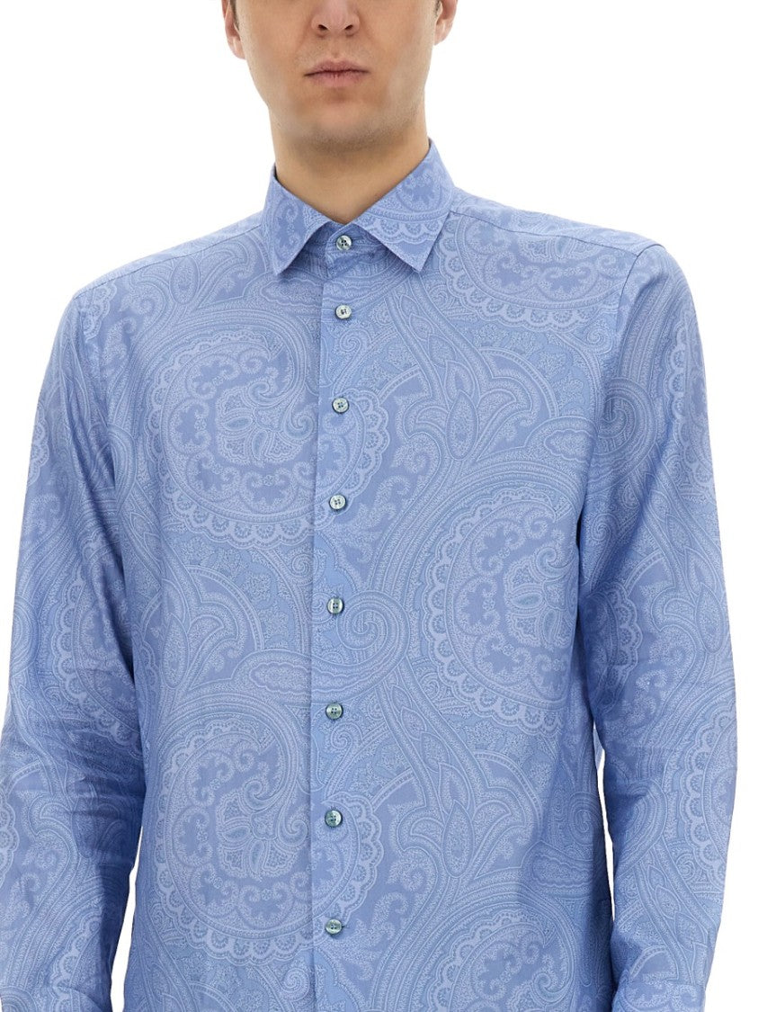 Etro Button-Down Cotton Shirt