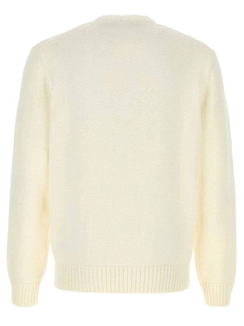 Polo Ralph Lauren Light Yellow Intarsia Knit Pullover