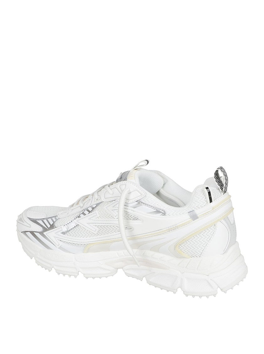 Off-White Chunky Sole Sneakers With Reflective Accents