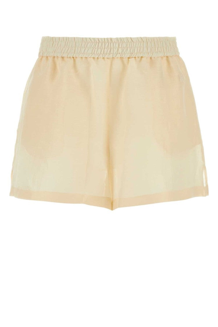 Givenchy Cream Silk Blend Shorts