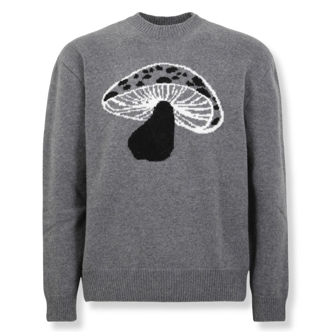 Msgm Classic Knit Sweater With Ribbed Cuffs And Hem