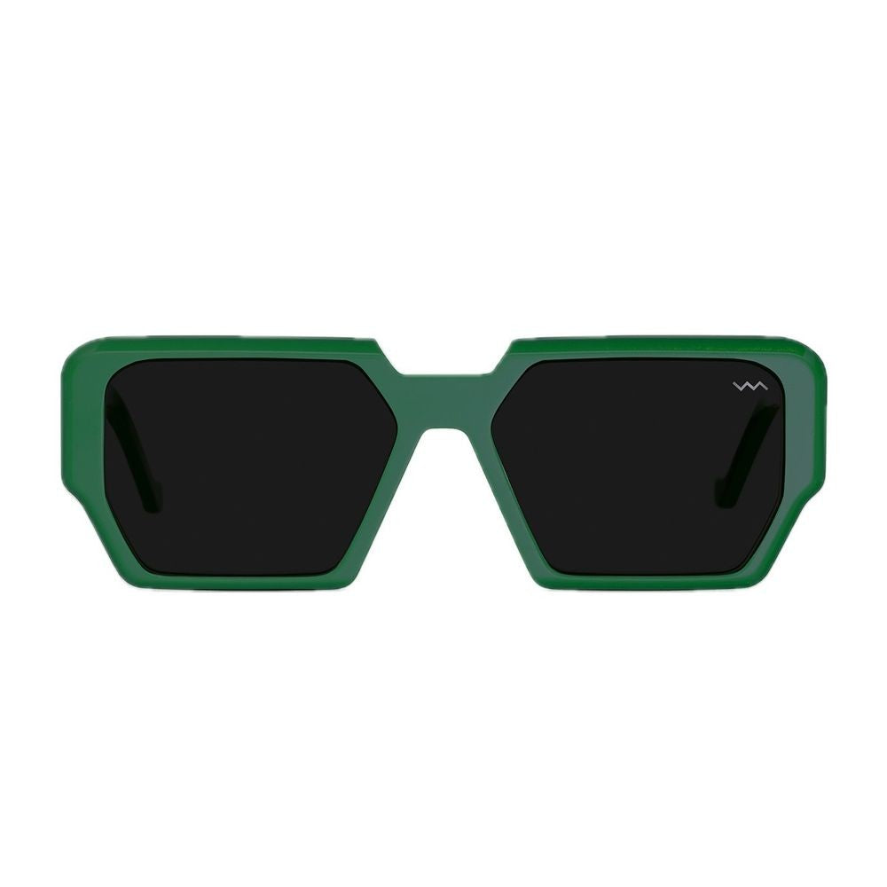 Vava Wl0065 White Label Squared Green Bio-Acetate Sunglasses