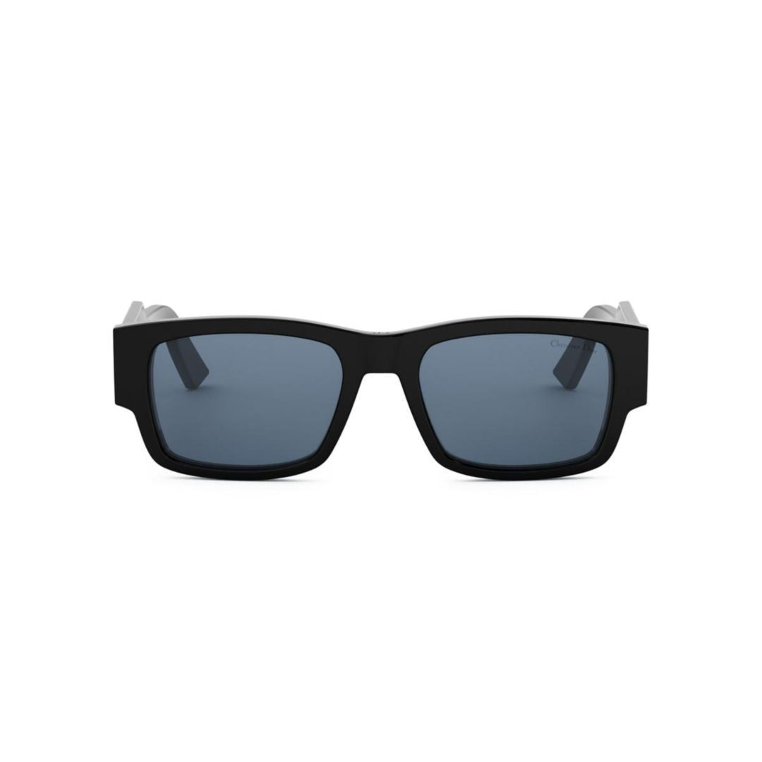 Dior Christian  Label S1i Bold Rectangular Frame Sunglasses