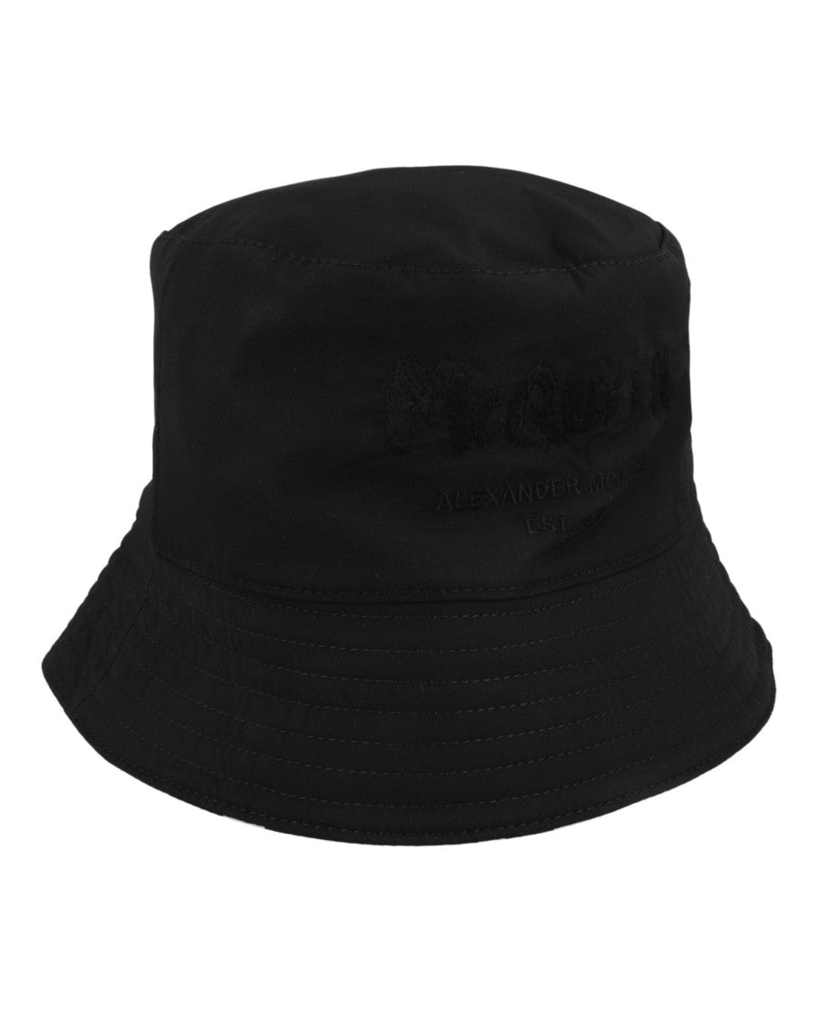 Alexander Mcqueen Watercolor Logo Bucket Hat