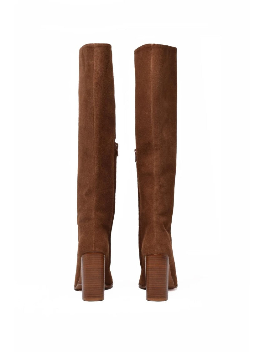 Liviana Conti Brown Suede High Boots