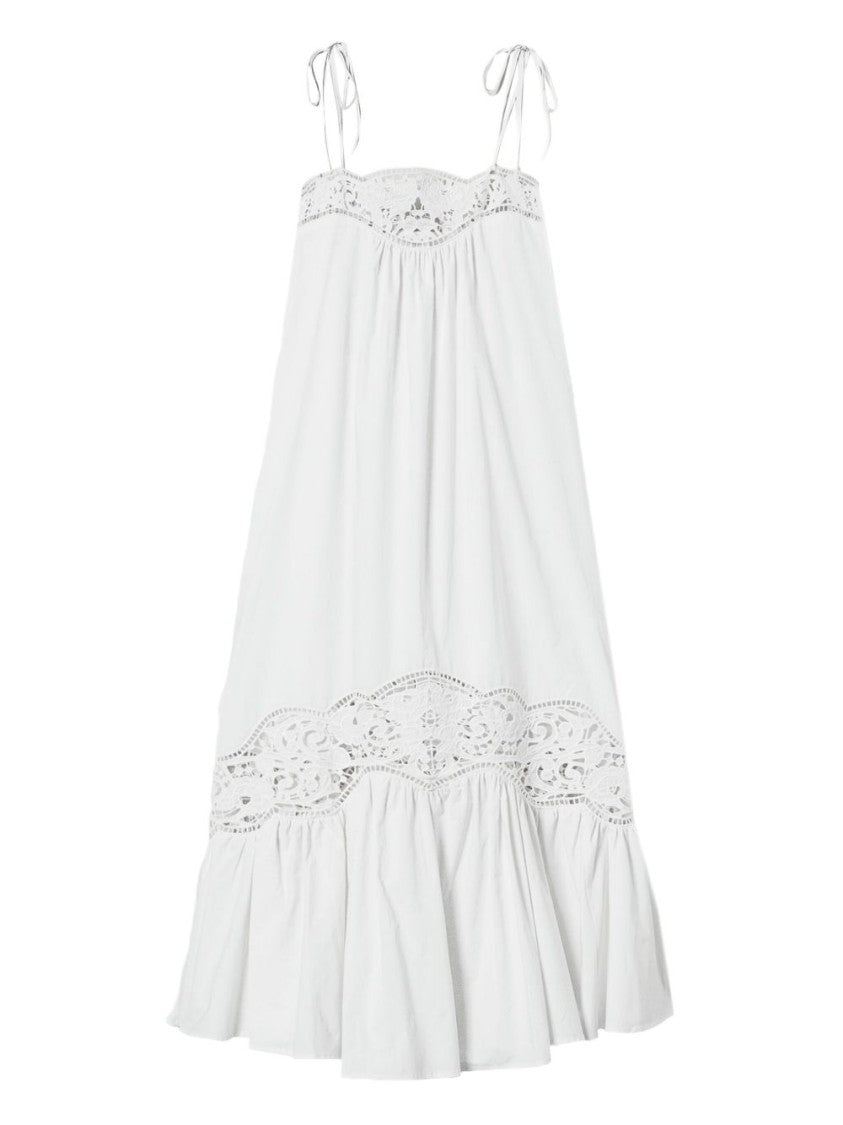 Twin-Set Maxi Dress With Ruffle Hem