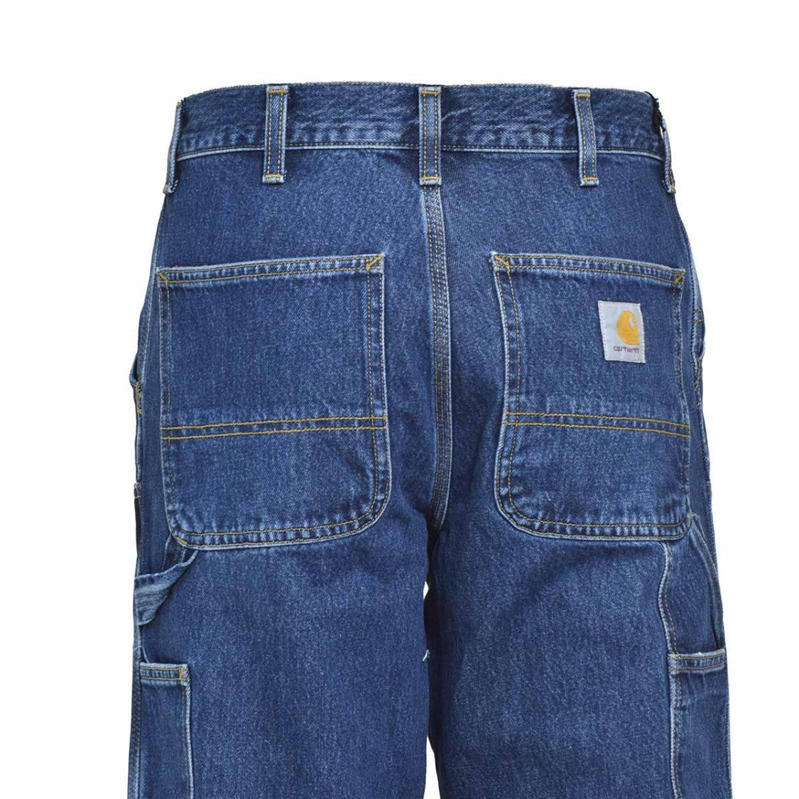 Carhartt Wip Dark Blue Double Knee Denim Jeans