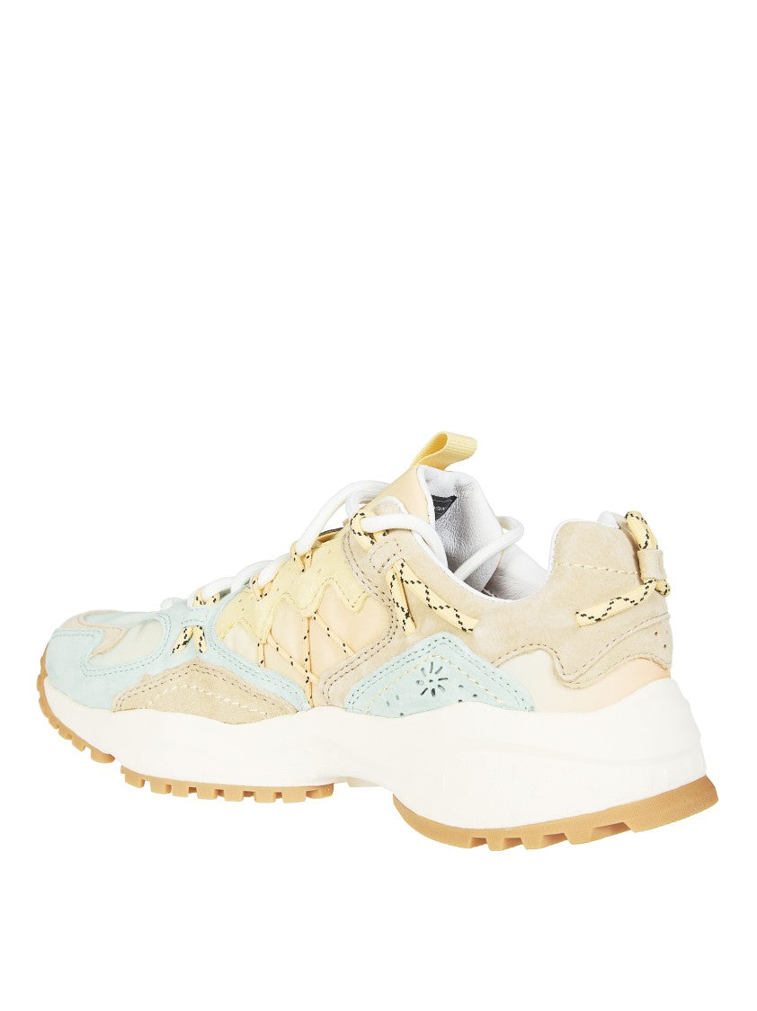 Flower Mountain Neutral Yamabushi Pig Nubuck Sneakers