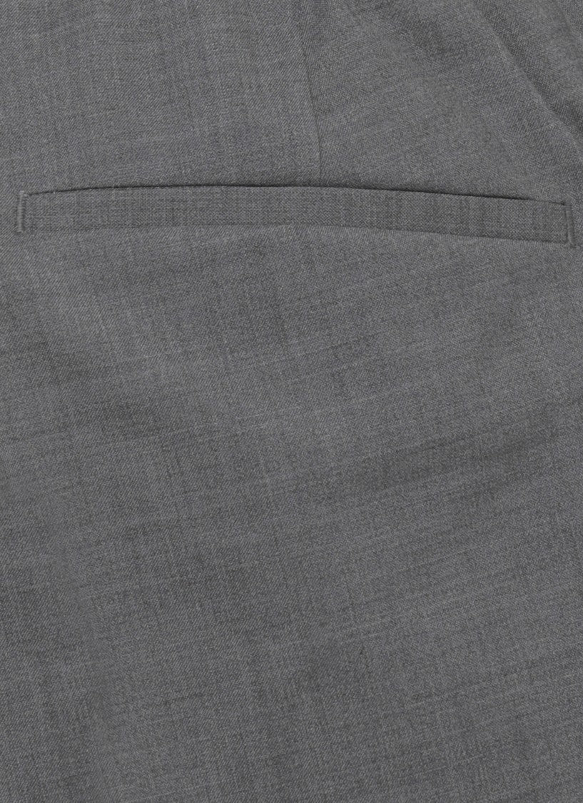 Briglia 1949 Grey Wimbledons Wool Straight-Leg Pants