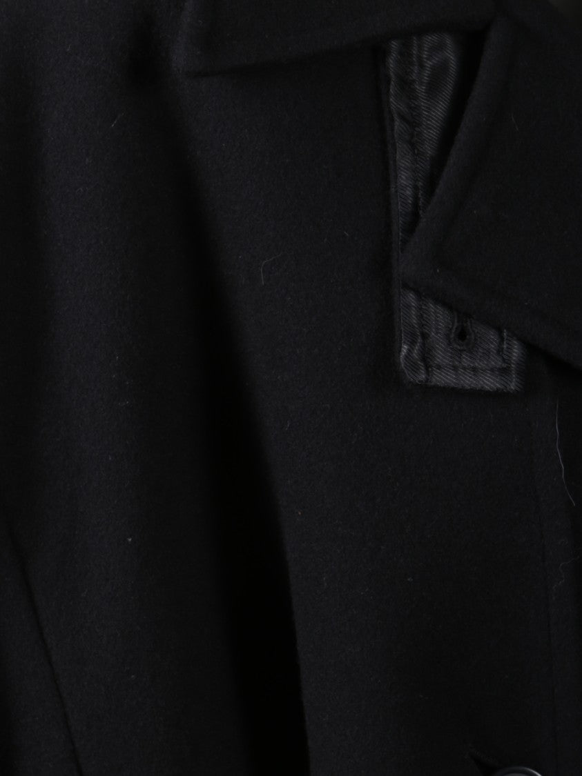 The Nina Studio Double-Breasted Belted Coat With Structured Silhouette