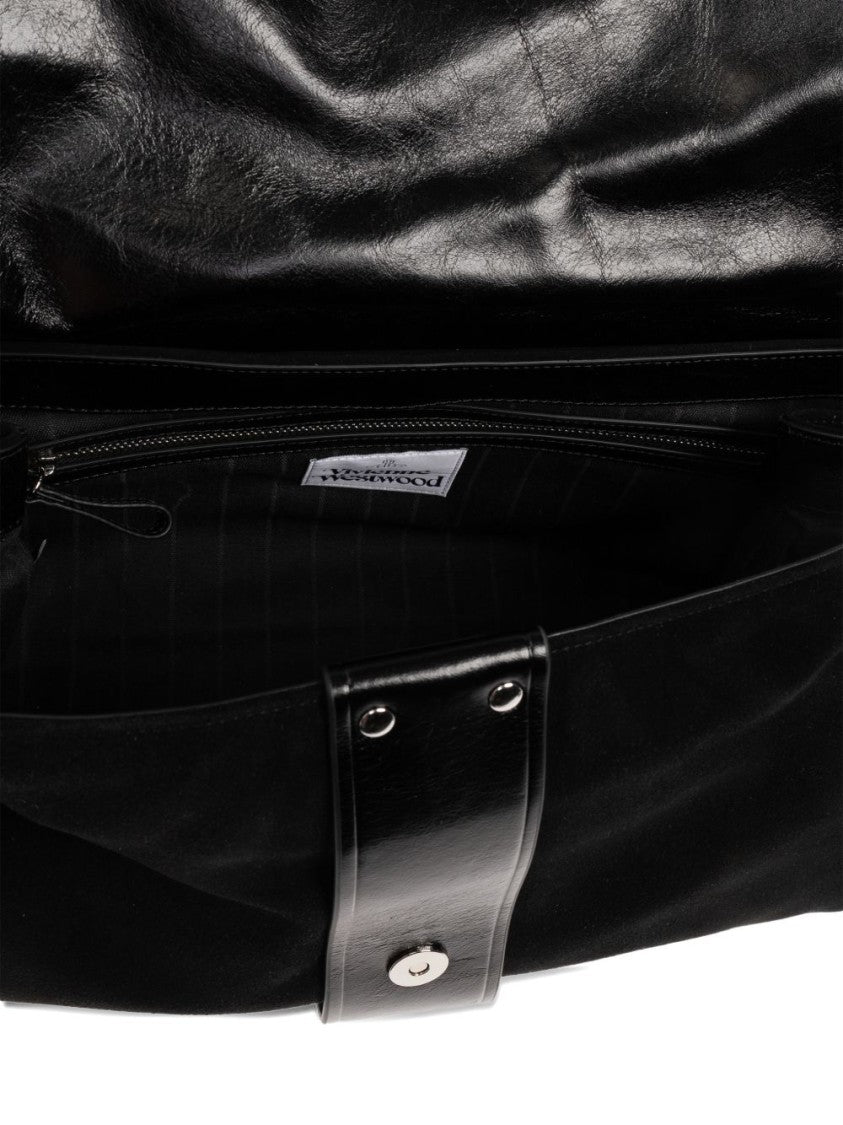 Vivienne Westwood Structured Black Handbag