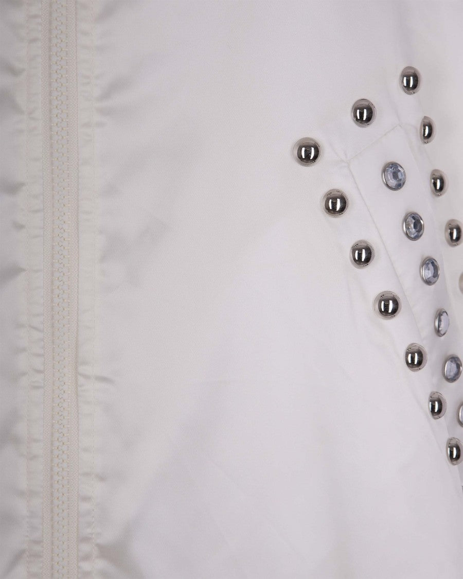 P.A.R.O.S.H. Sleeveless Bomber Jacket With Studs