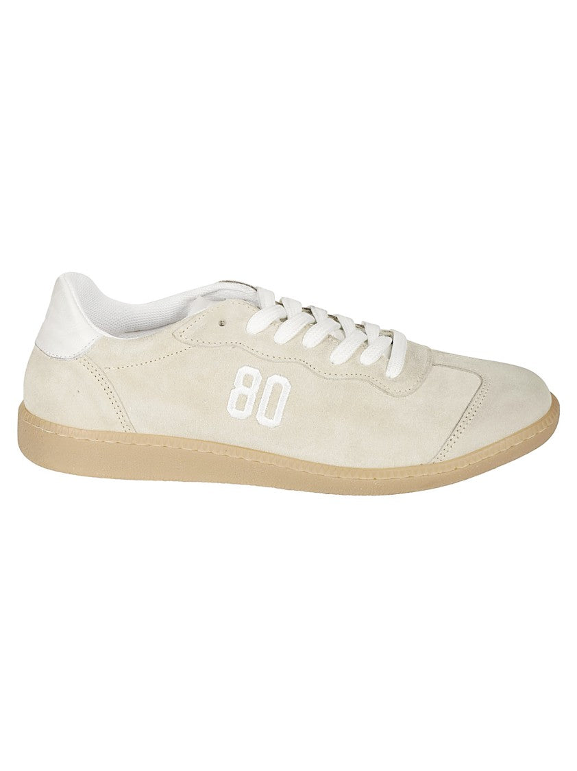 Be980 Refined Crust Leather Sneakers
