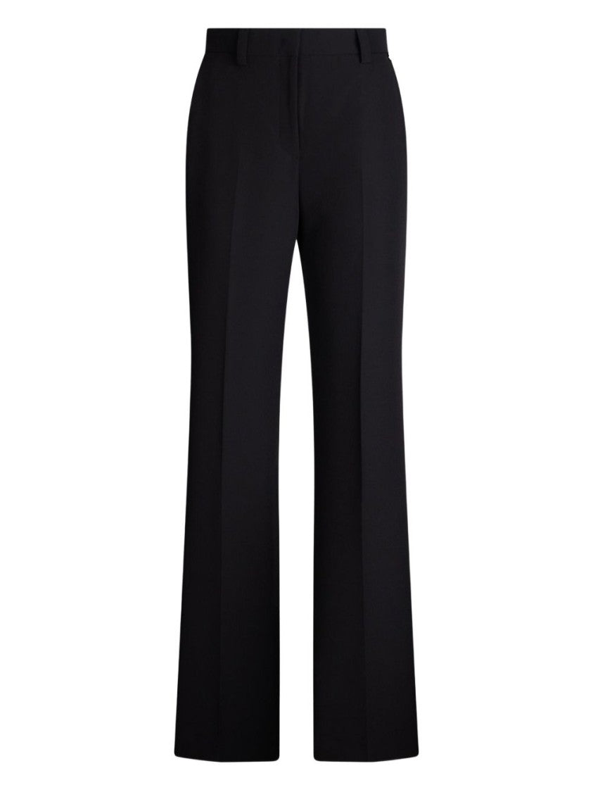 Liu Jo Wide-Leg Black Trousers With High Waist