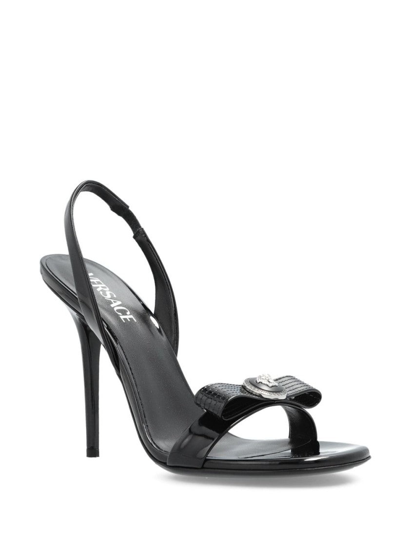 Versace Patent Calf Leather Sandals
