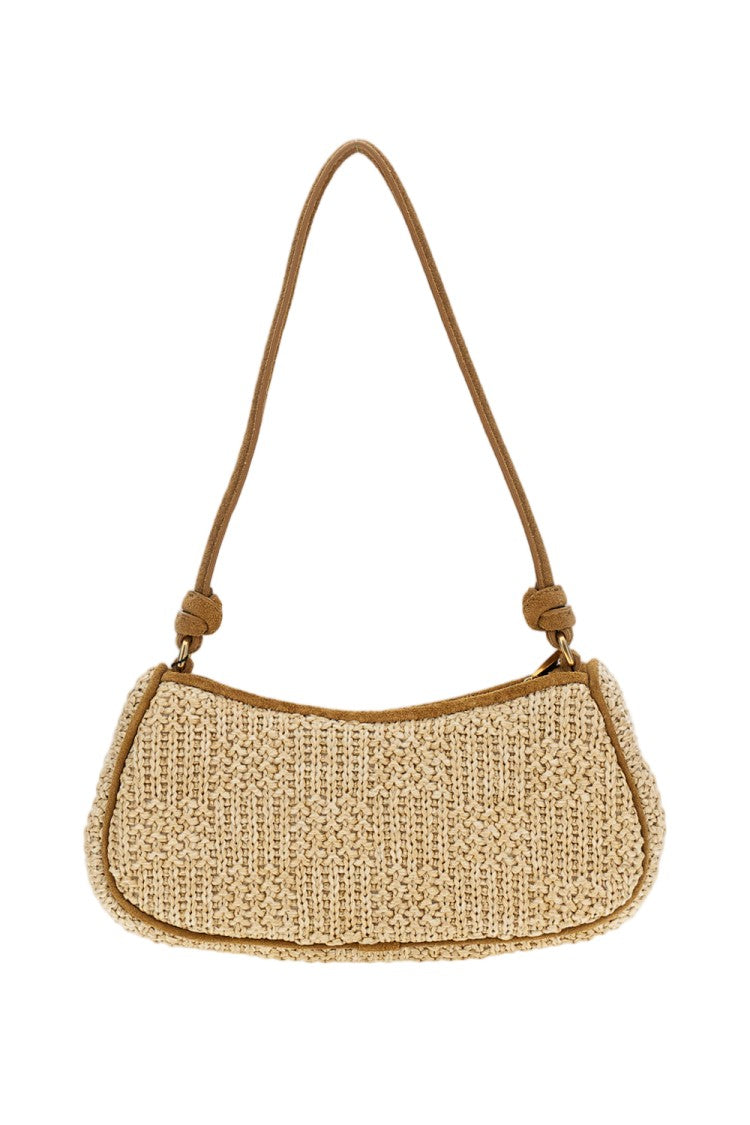 Marc Jacobs Beige Raffia Shoulder Bag