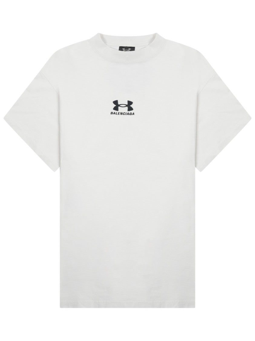 Balenciaga Oversized White T-Shirt With Minimalist Design
