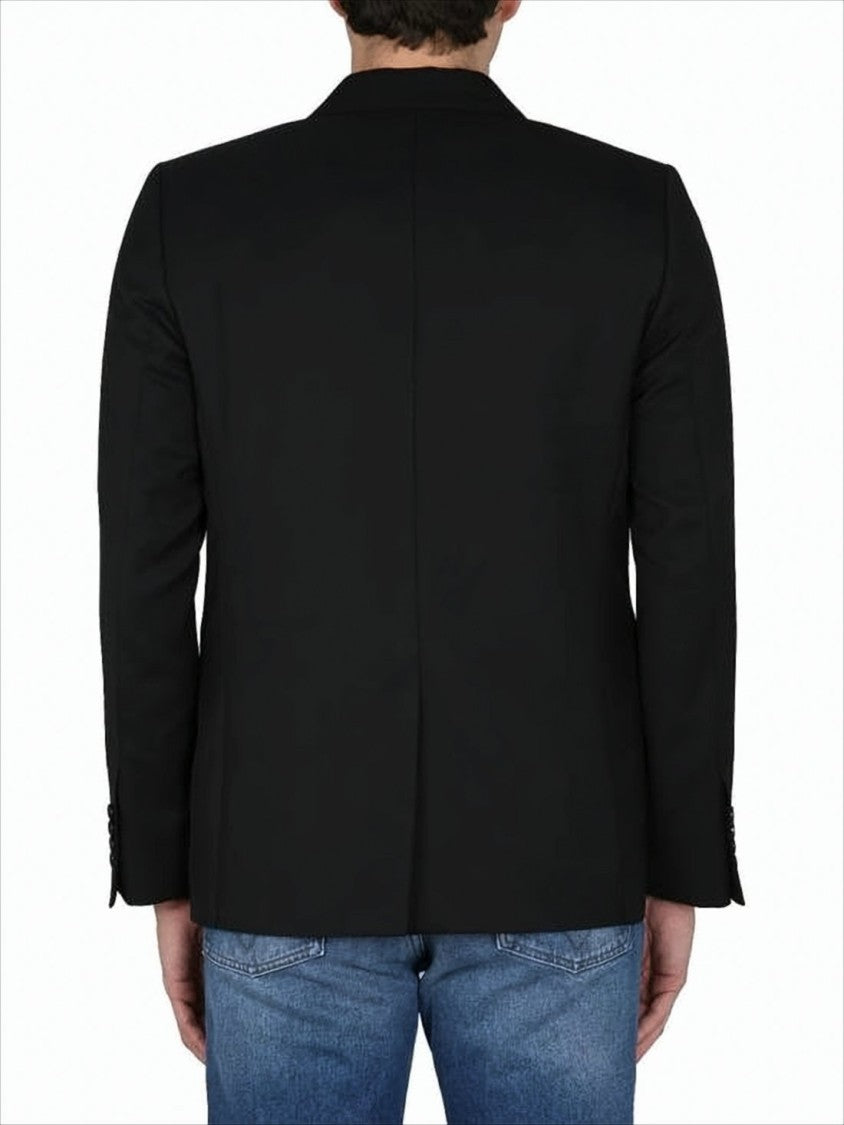 Ami Tailored Black Blazer With Notched Lapel