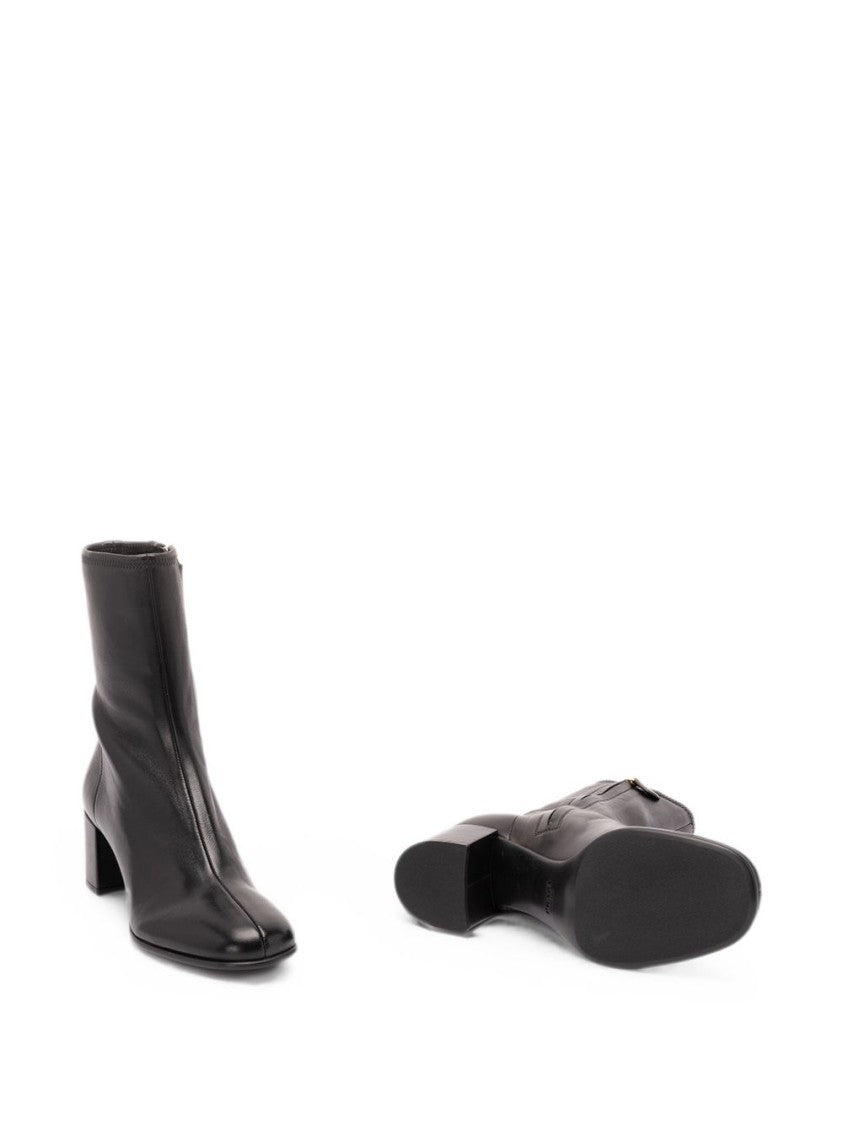 Prada Black Polished Lamb Leather Boots
