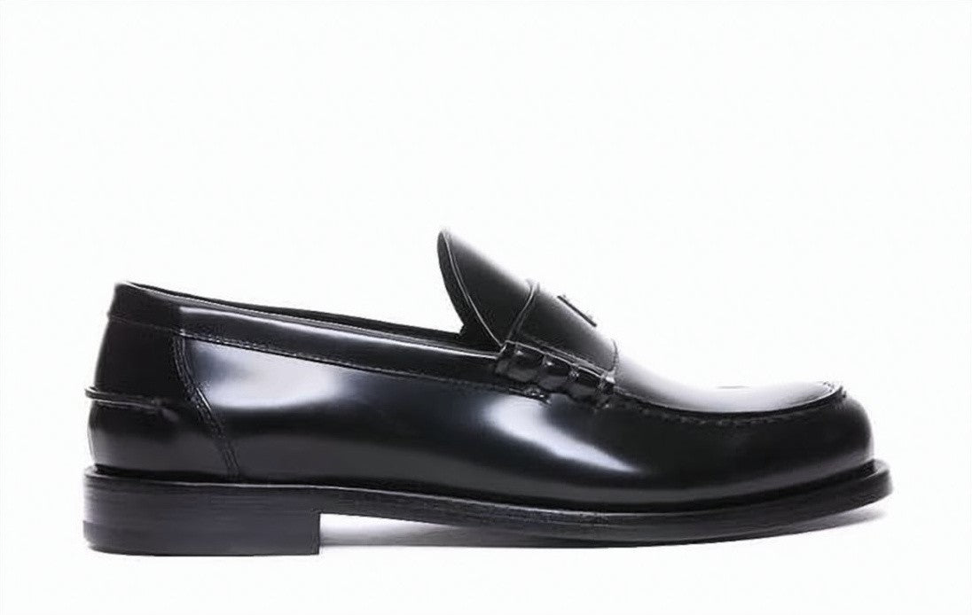 Givenchy Polished Black Cowhide Leather Loafers