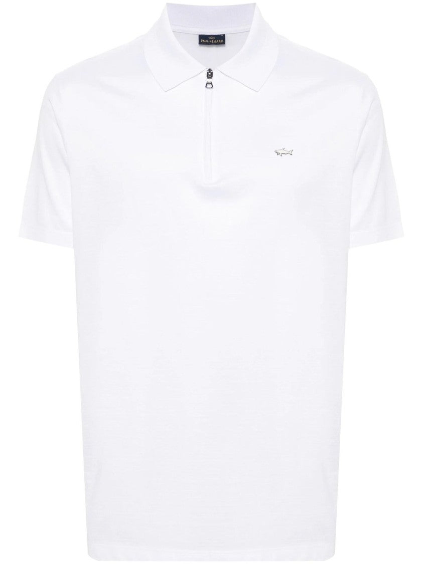 Paul & Shark Short Sleeve Knitted Polo Shirt