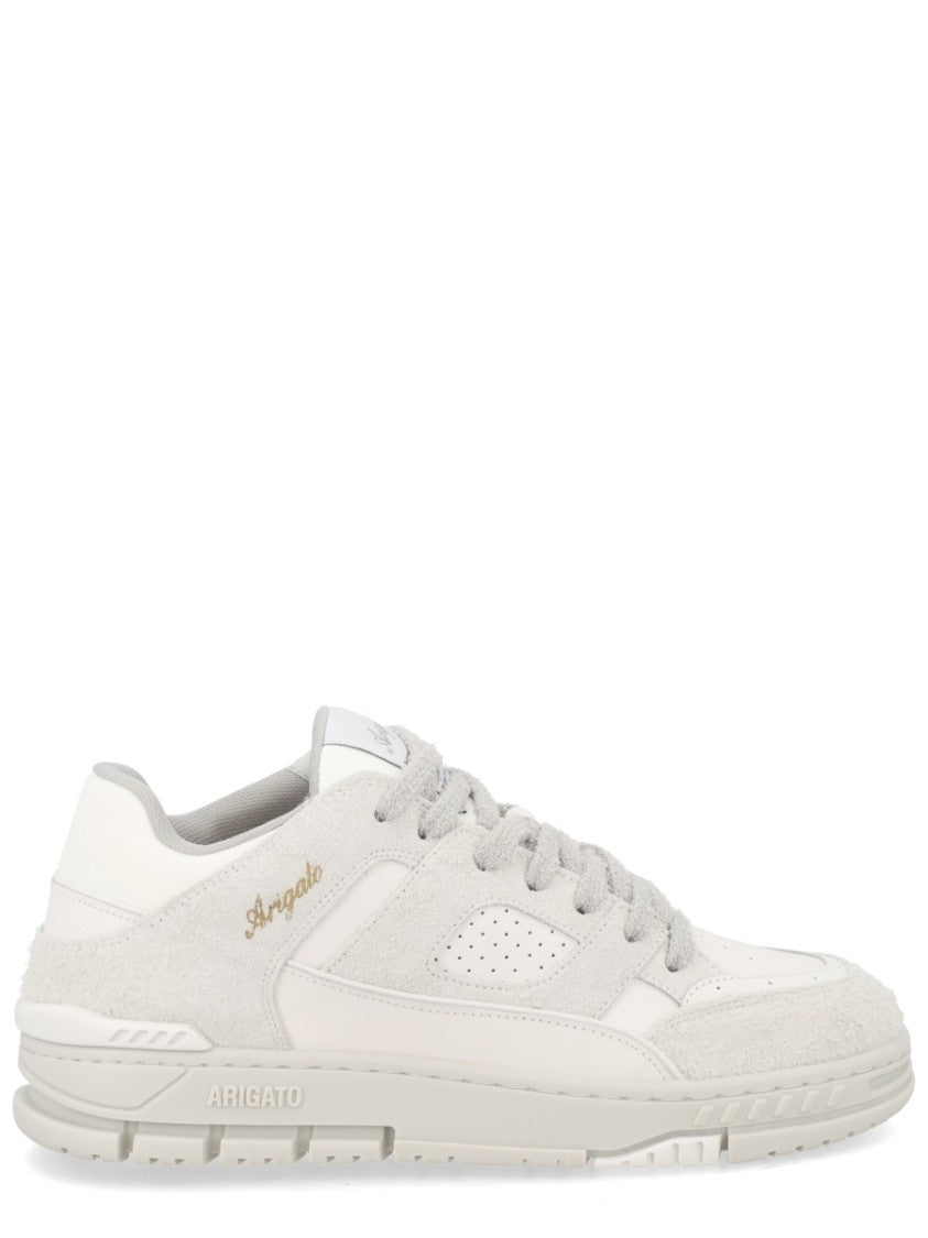 Axel Arigato Blue Area Lo Leather Suede Sneakers