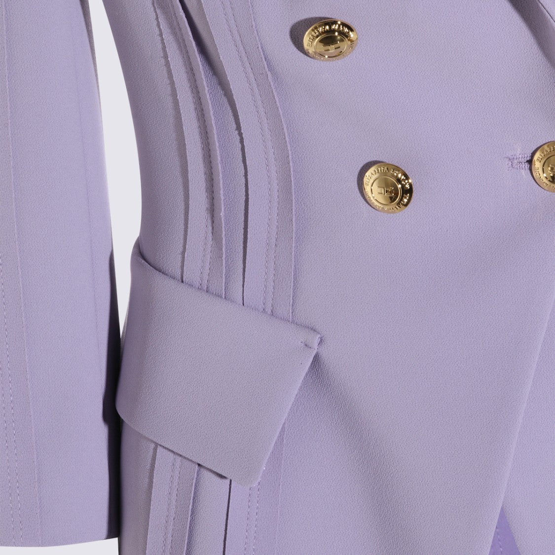 Elisabetta Franchi Tailored Lilac Jacket