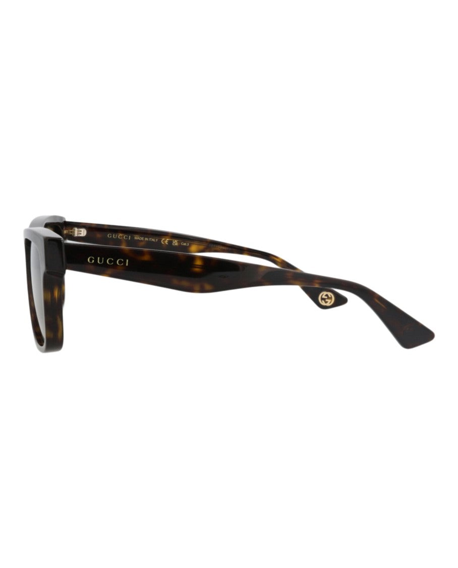 Gucci Square-Frame Sunglasses In Recycled Acetate